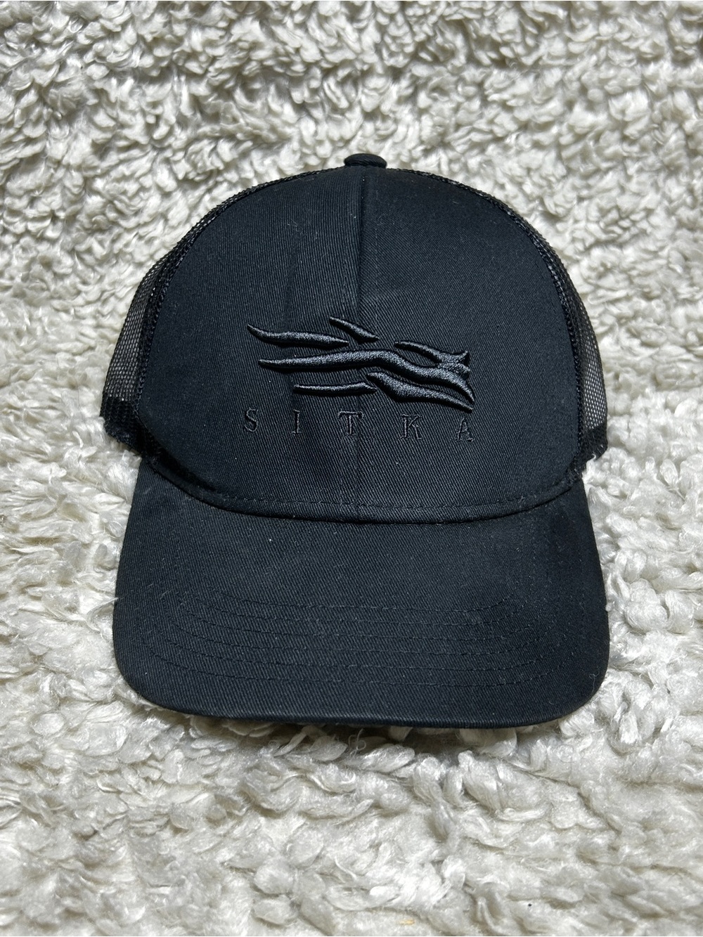 Sitka Black Mid-Pro Snapback Hat